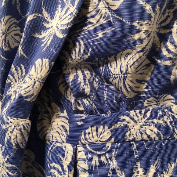 💠Baby blue💠and white linen skort romper - Picture 3 of 7